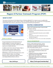 Region 6 Partner Outreach Program (POP) Handout