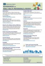 Public Health Professionals Resource List Image