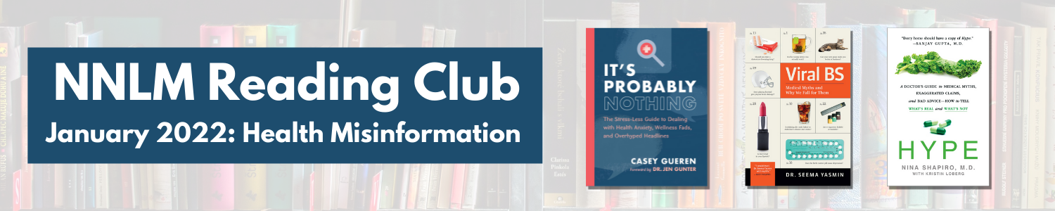 Three book covers for Health Misinformation