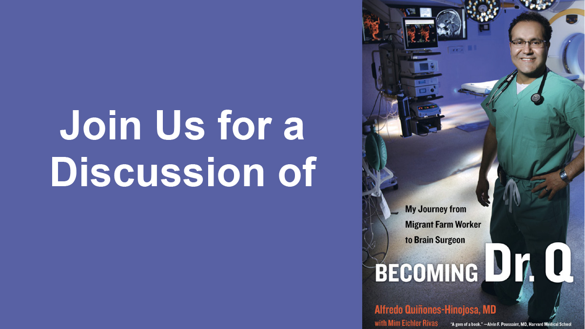 Join Us for a Discussion Becoming Dr Q