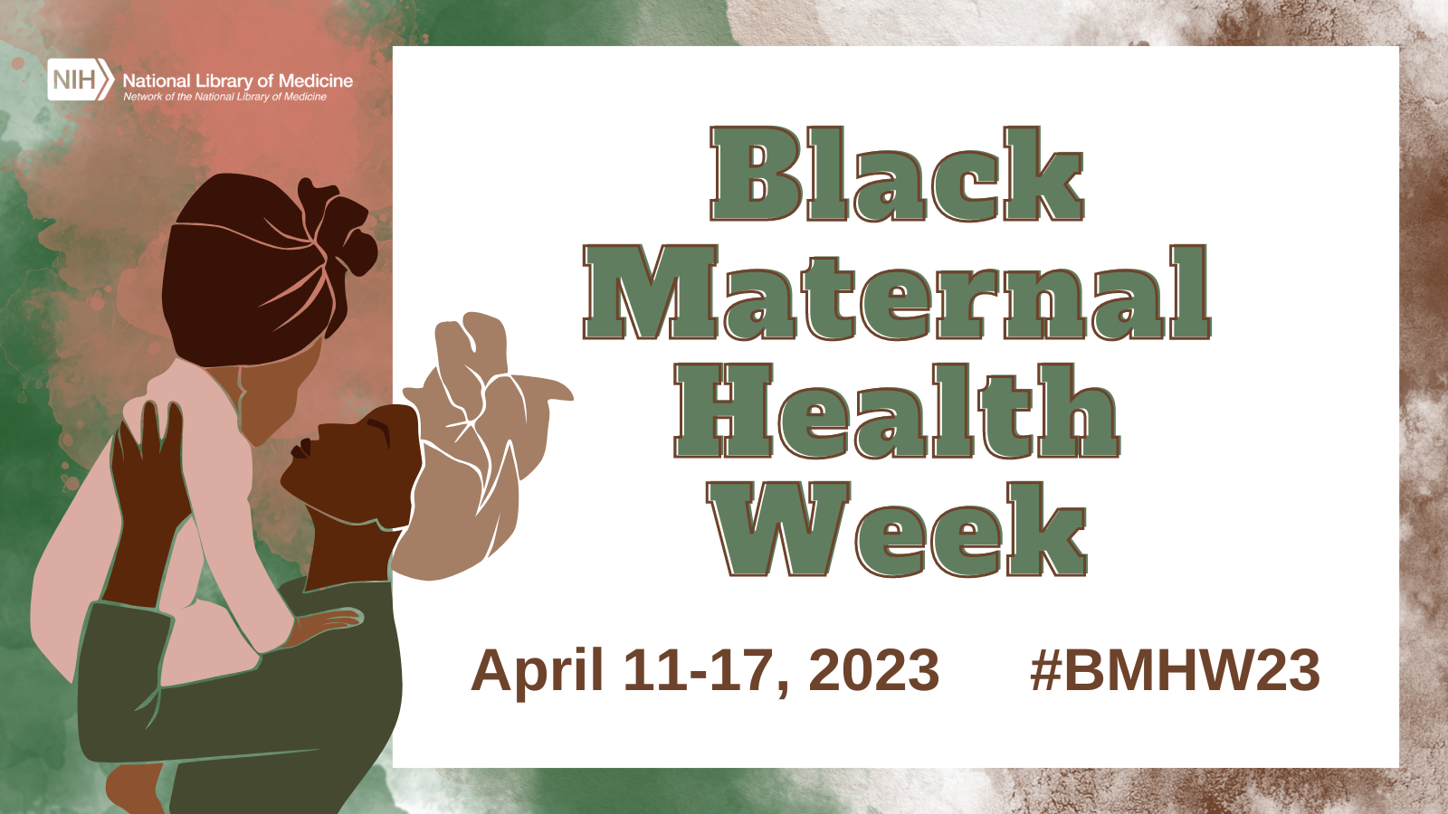 Image of a black mother holding her small child