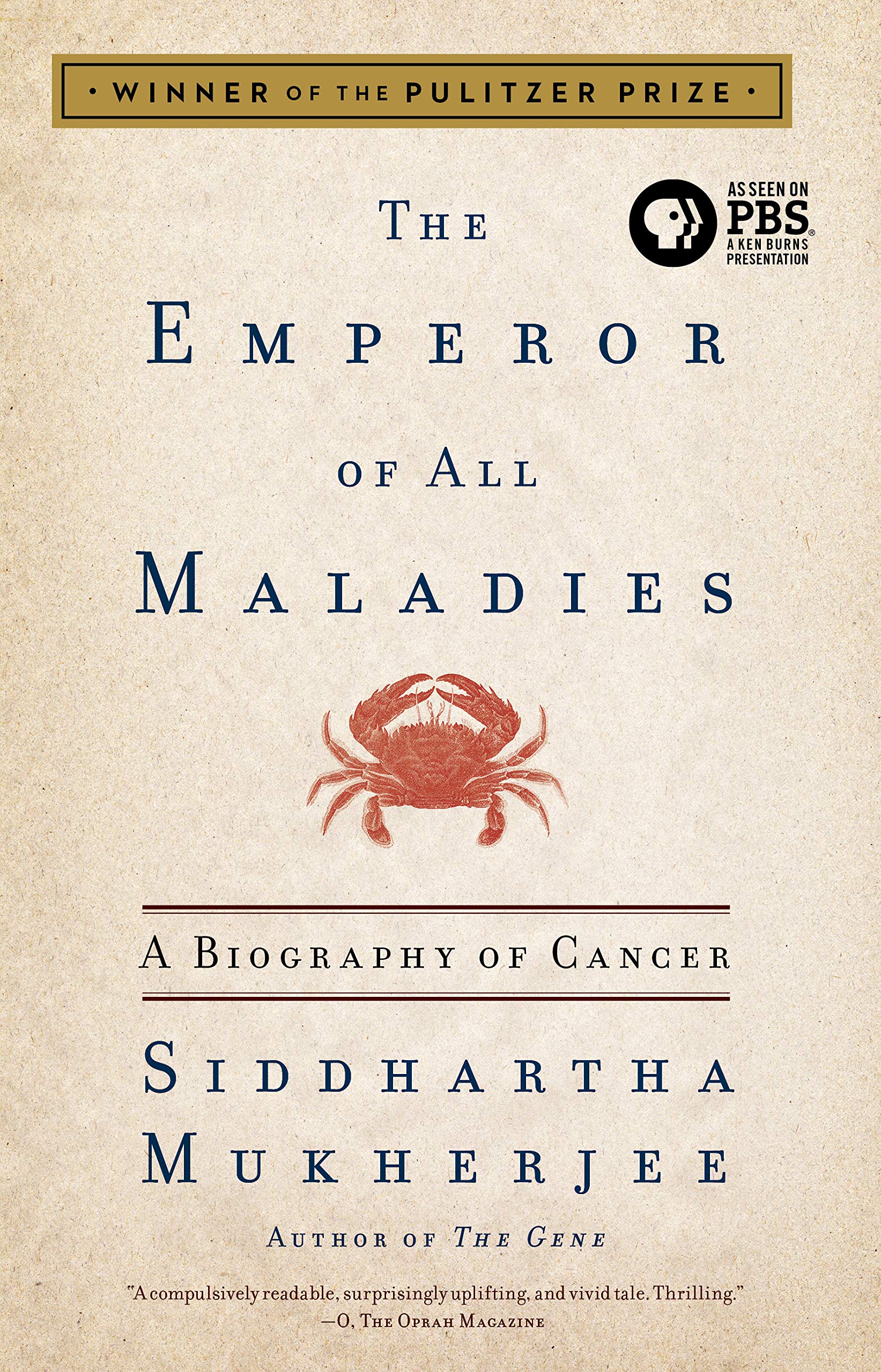 Emperor of all Maladies book cover image