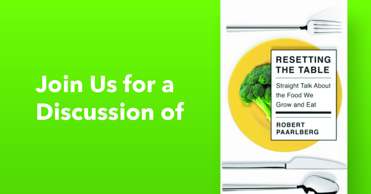 Join Us for a Discussion of Resetting the Table