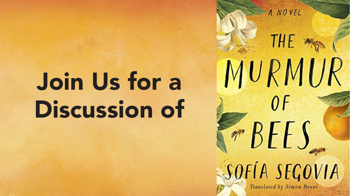 Join Us for a Discussion of Murmur of Bees